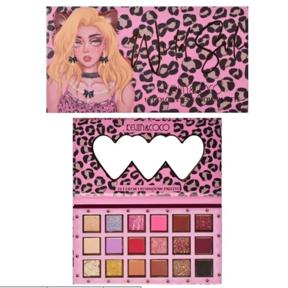 Eyes-Kevin&Coco Wild Side 18 Color Eyeshadow Palette New Sealed